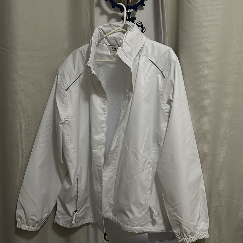 Core365 white classic Ripstop jacket